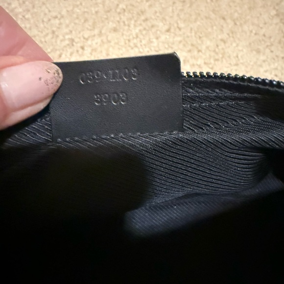 New! Gucci Red GG Monogram Canvas Boat Pochette - Picture 3 of 8